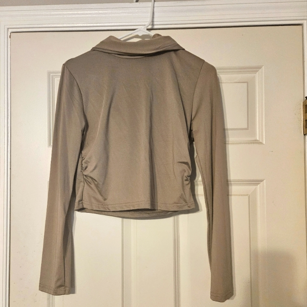 Crop Top With Hood